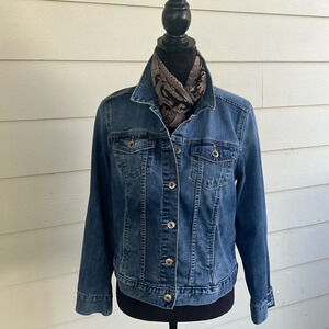 Liz Claiborne Denim Jacket Size M